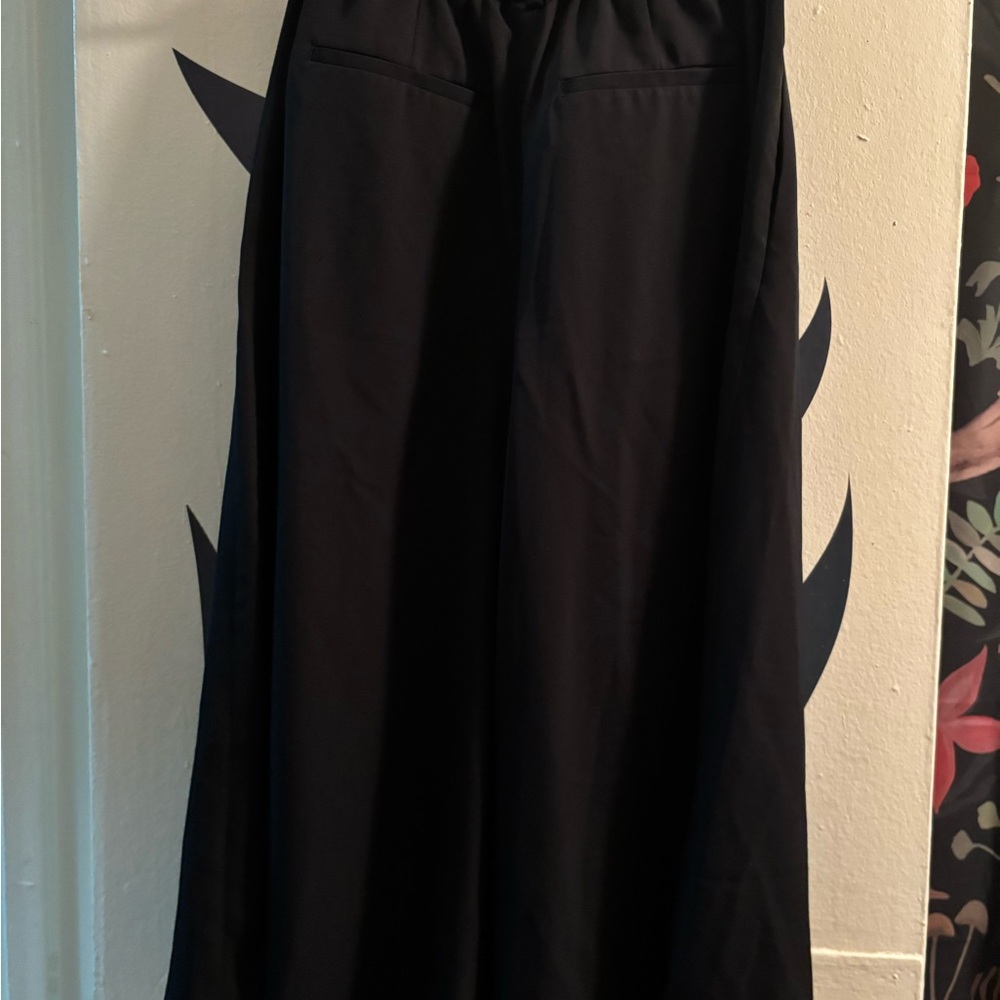 Uniqlo - Black Women's Cropped Wide Leg Culottes - Size M - Picture 4 of 7